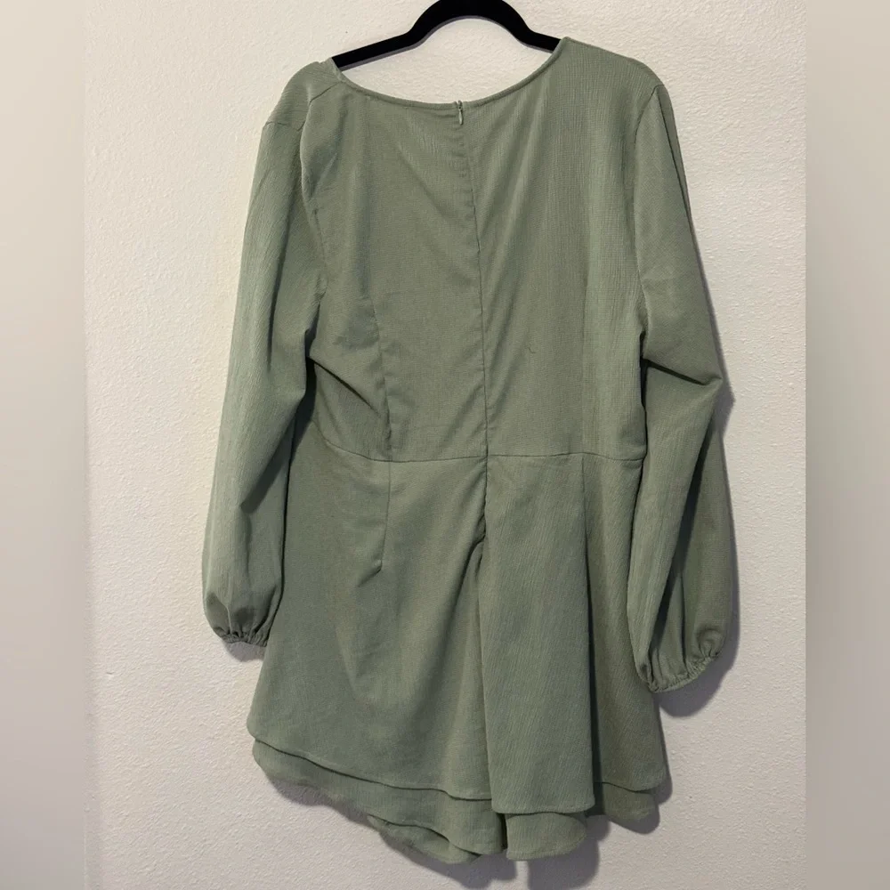 Cider 1x green womens romper - Picture 4 of 6